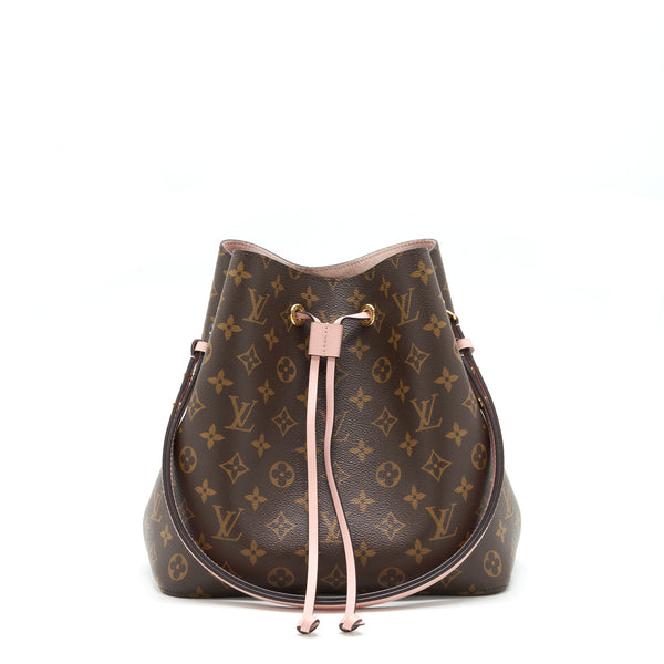Louis Vuitton Neonoe Monogram Canvas Pink Strap Year 2017