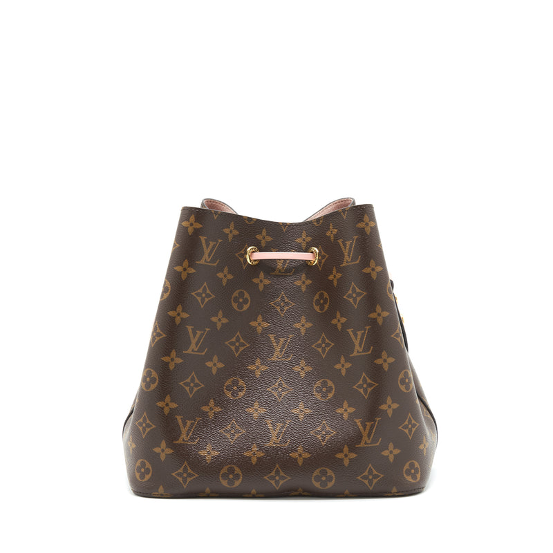 LOUIS VUITTON Neonoe Monogram Canvas Shoulder Bag Brown