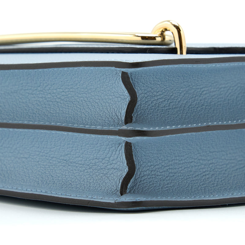 Hermes Mini Roulis Evercolor Bleu Lin GHW Stamp U