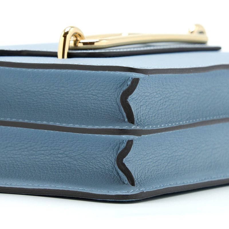 Hermes Mini Roulis Evercolor Bleu Lin GHW Stamp U