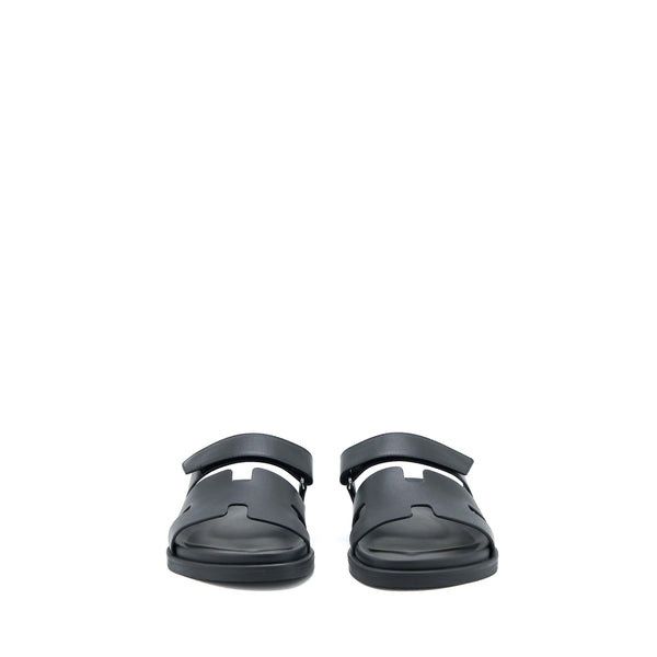 Hermes Size 42 Chypre Sandals Black