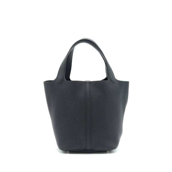 Hermes Picotin 22 Black SHW Stamp Y