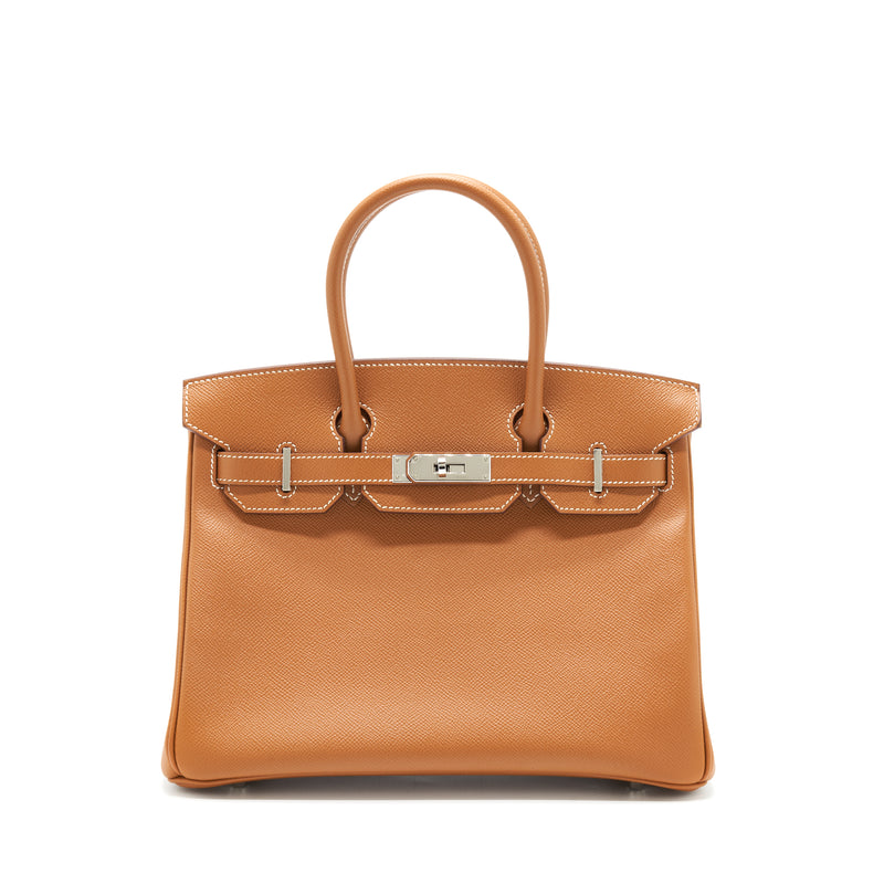 Hermes Birkin 30 Epsom Gold SHW Stamp C