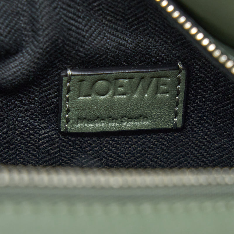 Loewe Mini Puzzle Bumbag Calfskin Dark Sage SHW