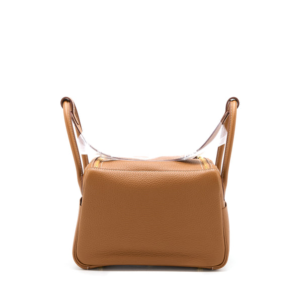 Hermes Lindy 26 Clemence Gold GHW Stamp U