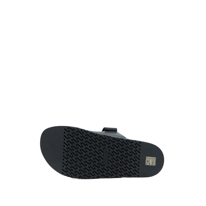 Hermes Size 42 Chypre Sandals Black
