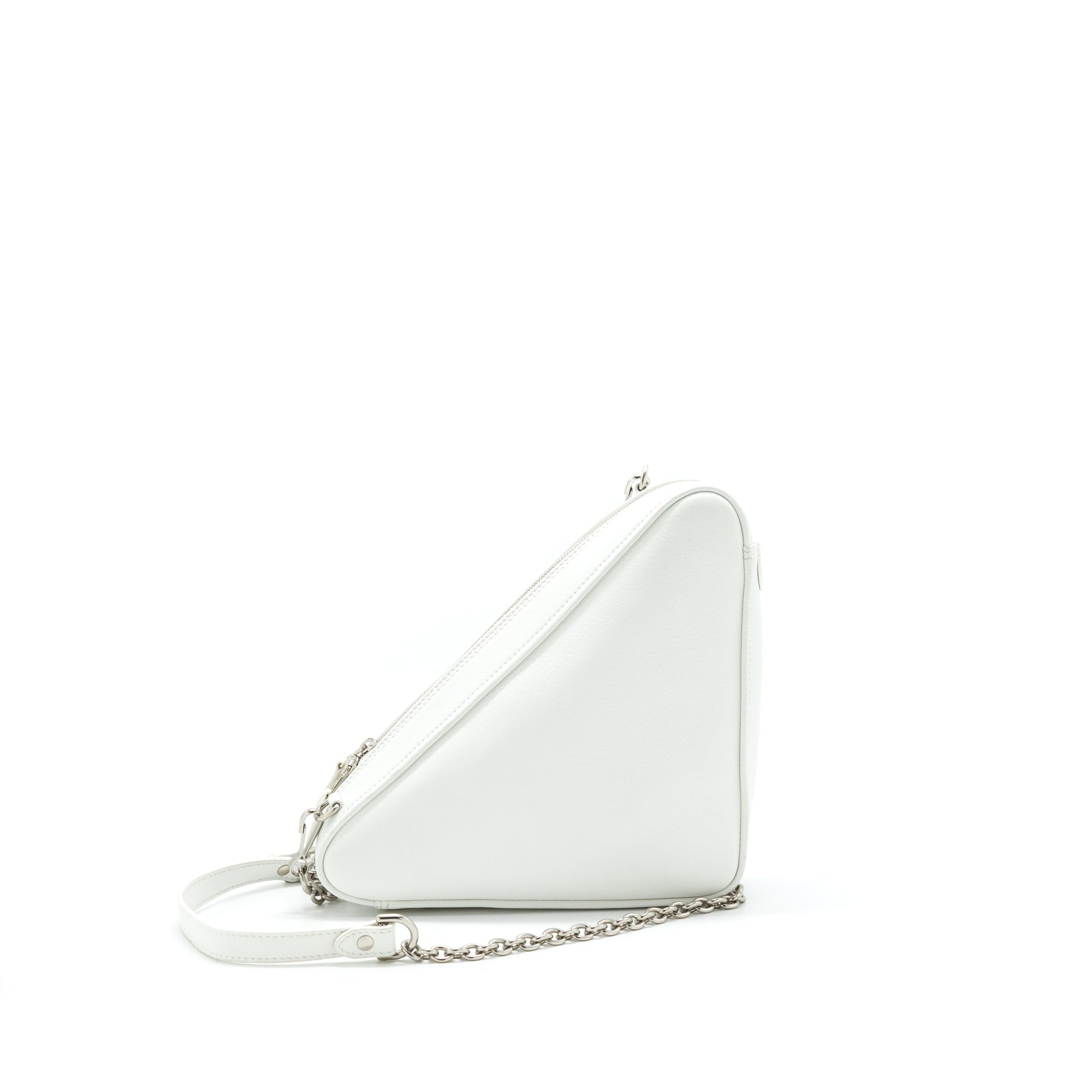 Balenciaga triangle bag white online