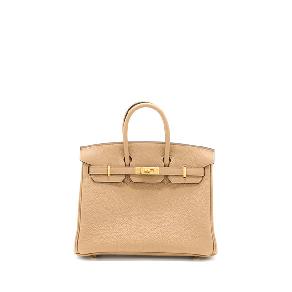 Hermes Birkin 25 Togo 0M Chai GHW Stamp U