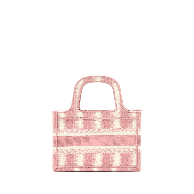 Small Dior Book Tote  Pink Toile de Jouy Embroidery  Dior Couture UAE