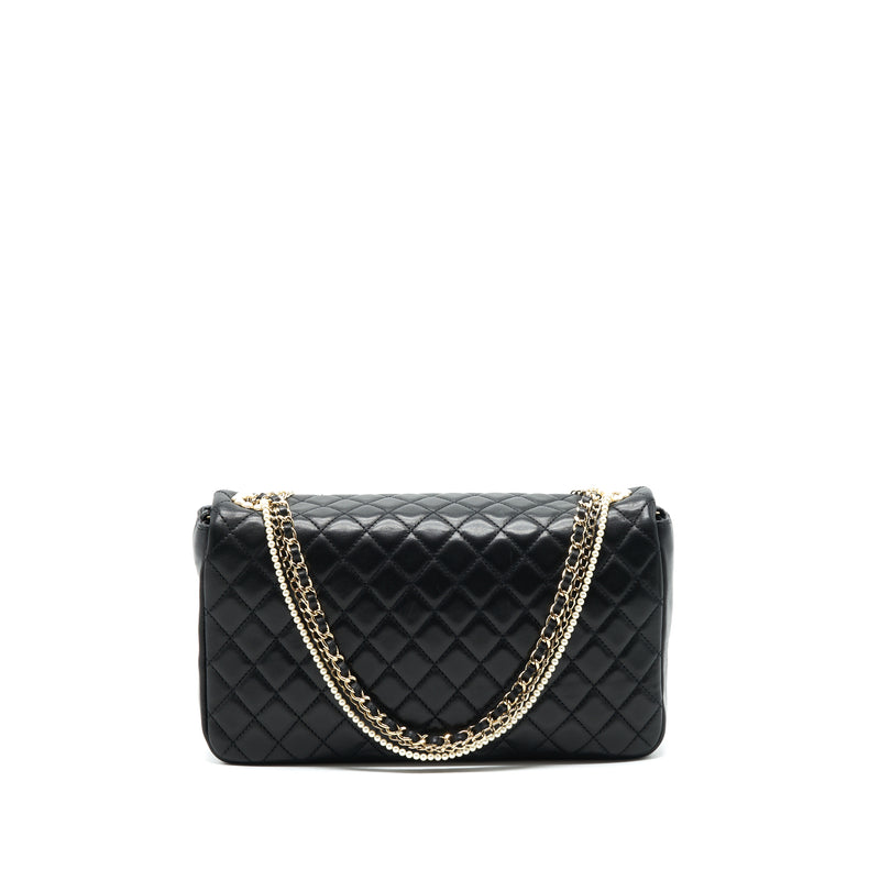 Chanel Westminster Shoulder Bag Lambskin Black LGHW