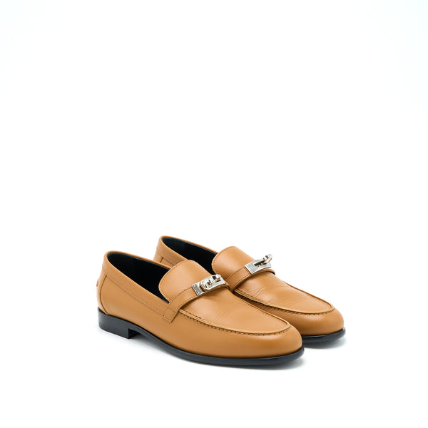 Hermes Size 37.5 Destin Loafer Natural Colour SHW