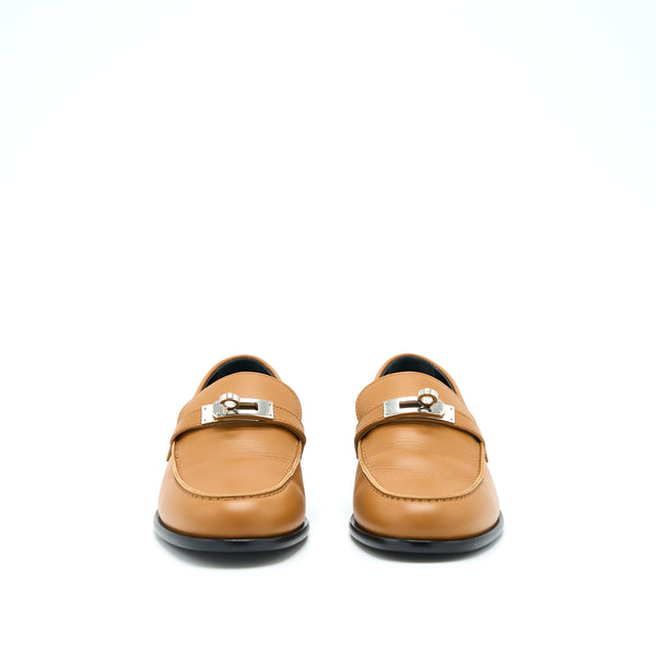Hermes Size 37.5 Destin Loafer Natural Colour SHW