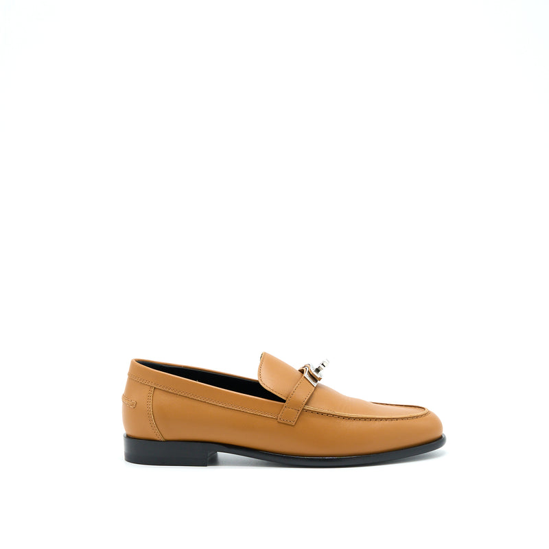 Hermes Size 37.5 Destin Loafer Natural Colour SHW