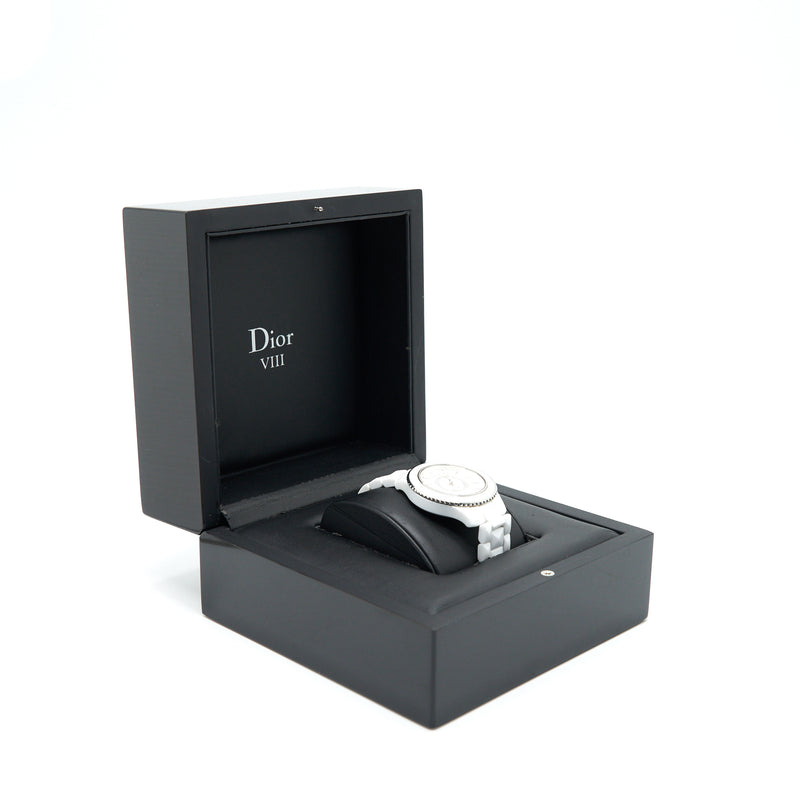 Christian Dior VIII White Dial Automatic Diamonds Circle Watch CD1245E3C003
