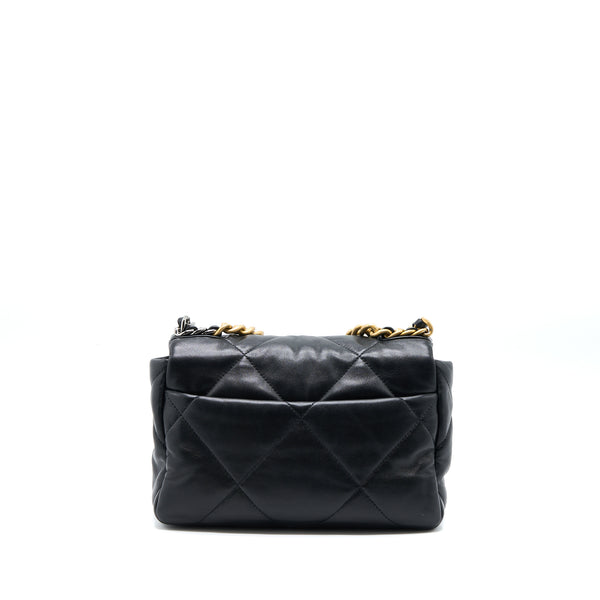 Chanel Small 19 Bag Lambskin Black Multicolour Hardware