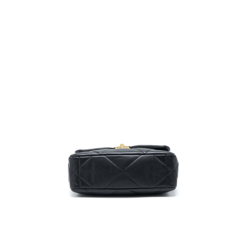 Chanel Small 19 Bag Lambskin Black Multicolour Hardware