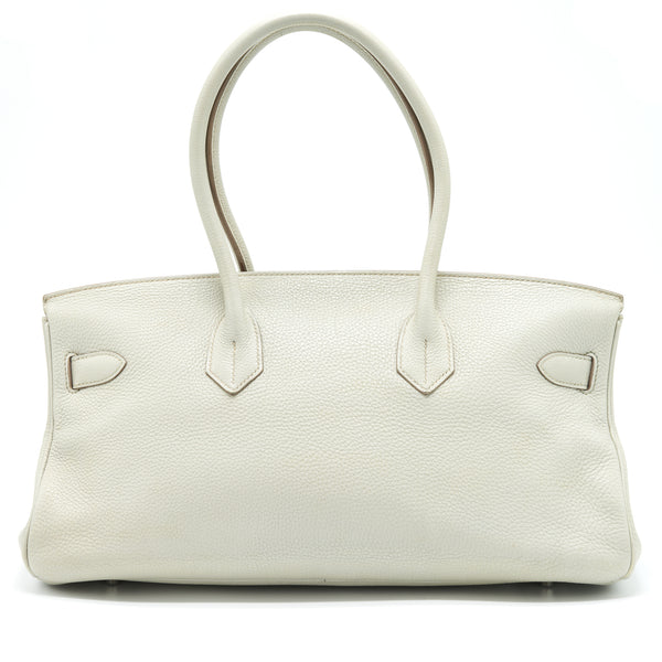 Hermes Birkin Shoulder Bag Togo Gris Pearl SHW Stamp Square O