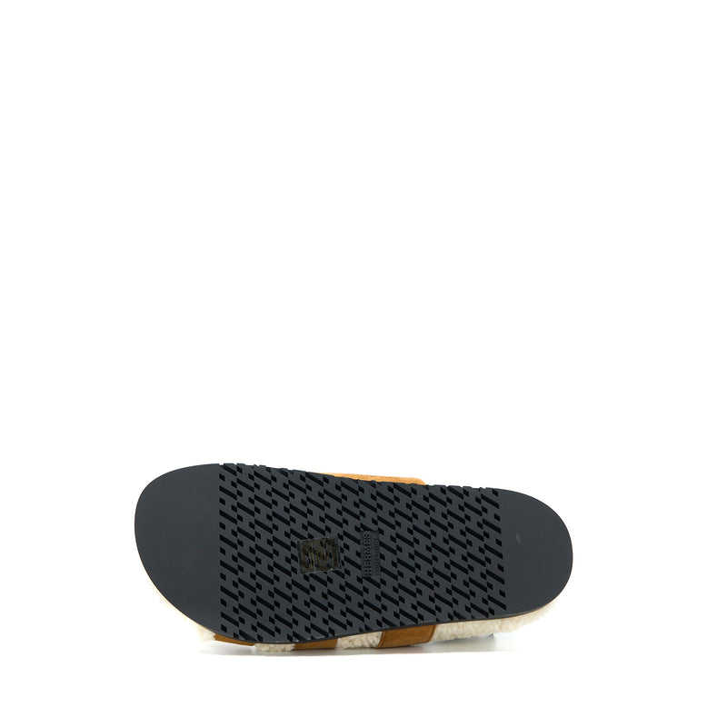 Hermes Size 37.5 Chypre Sandal Carmel