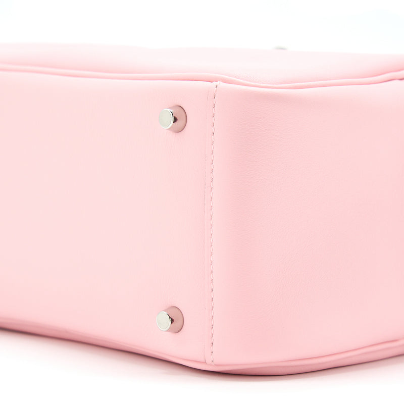 Hermes Mini Lindy Swift 3Q Sakura Pink SHW Stamp U