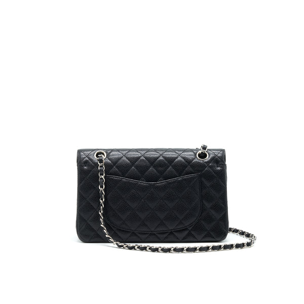 Chanel Medium Classic Double Flap Caviar Black SHW serial 12