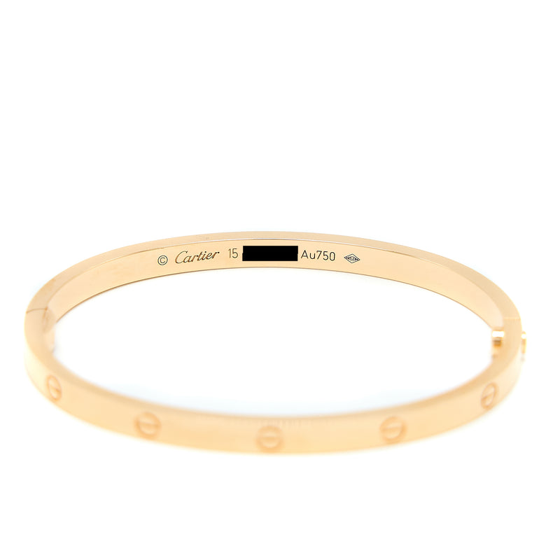 Cartier love 15 hot sale