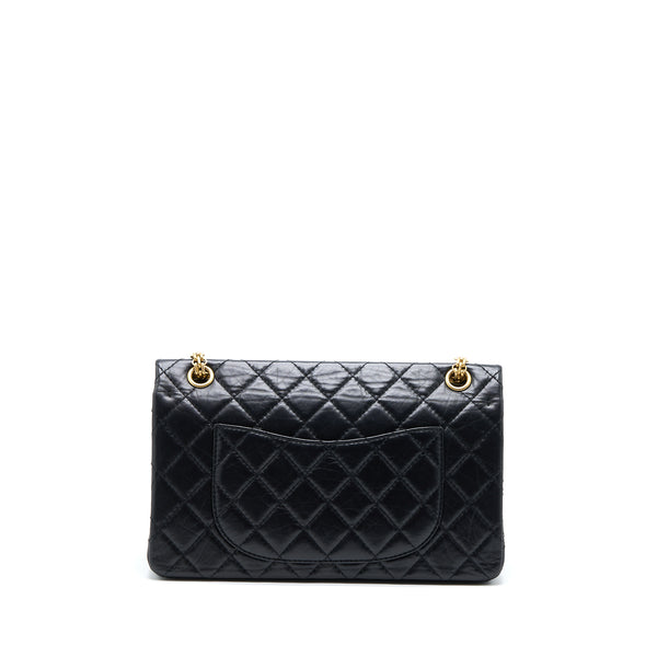 Chanel 2.55 Reissue 226 Aged Calfskin Black Brushed GHW (Microchip)
