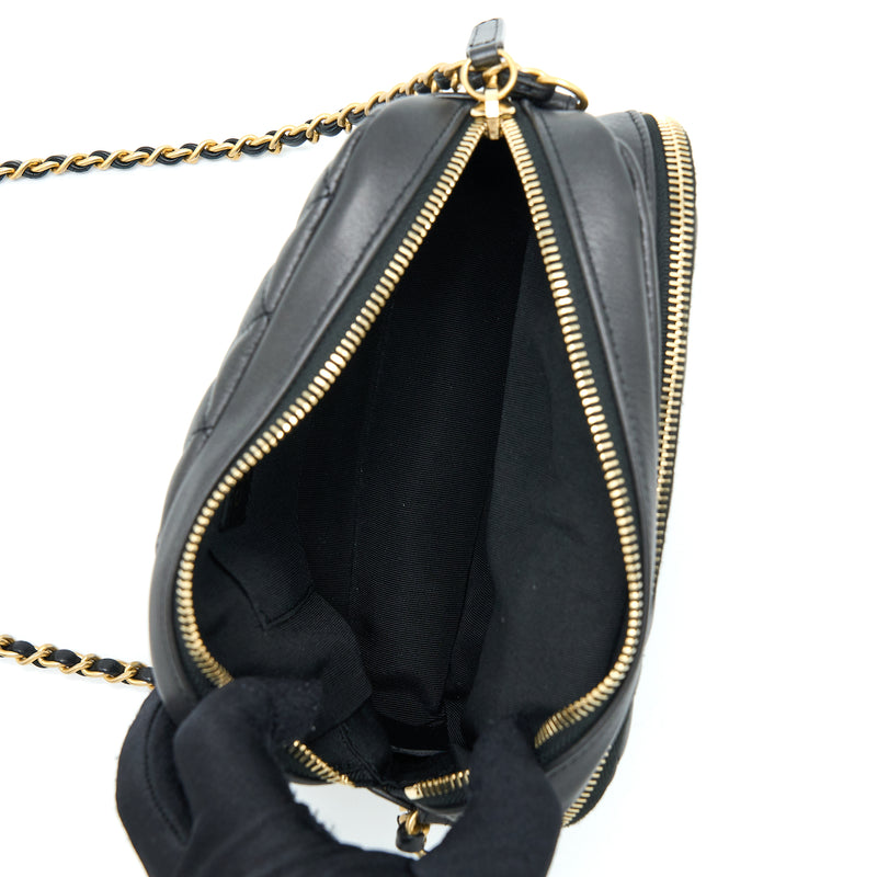 Chanel Camera Case Quilted Calfskin Black GHW