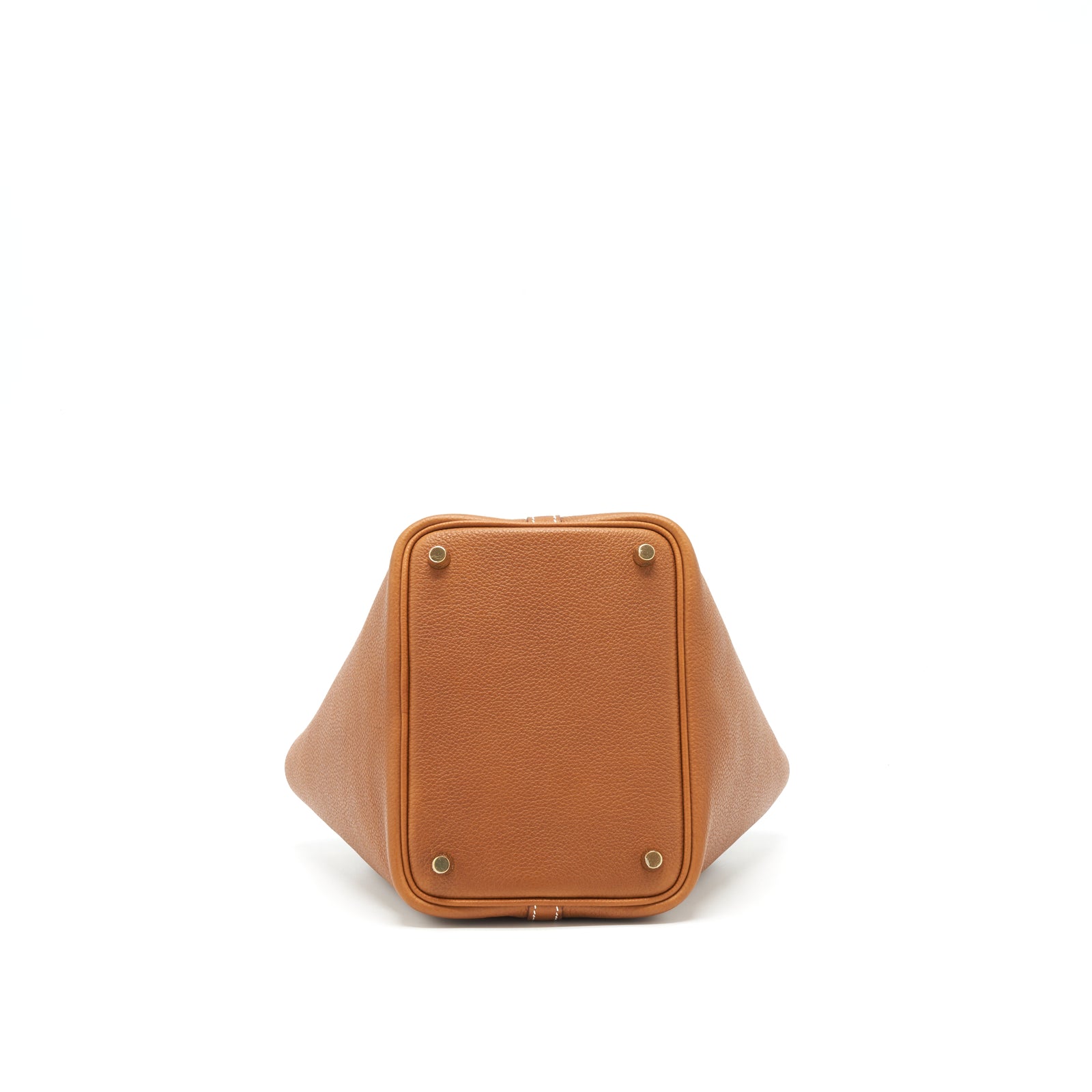 Hermes Picotin 18 Lock Bag Barenia Faubourg Calfskin Gold