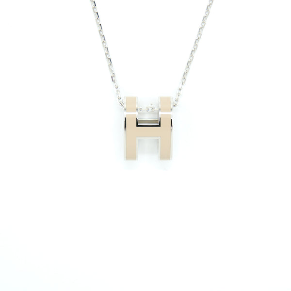 Hermes Pop H Pendant Marron Glacé SHW