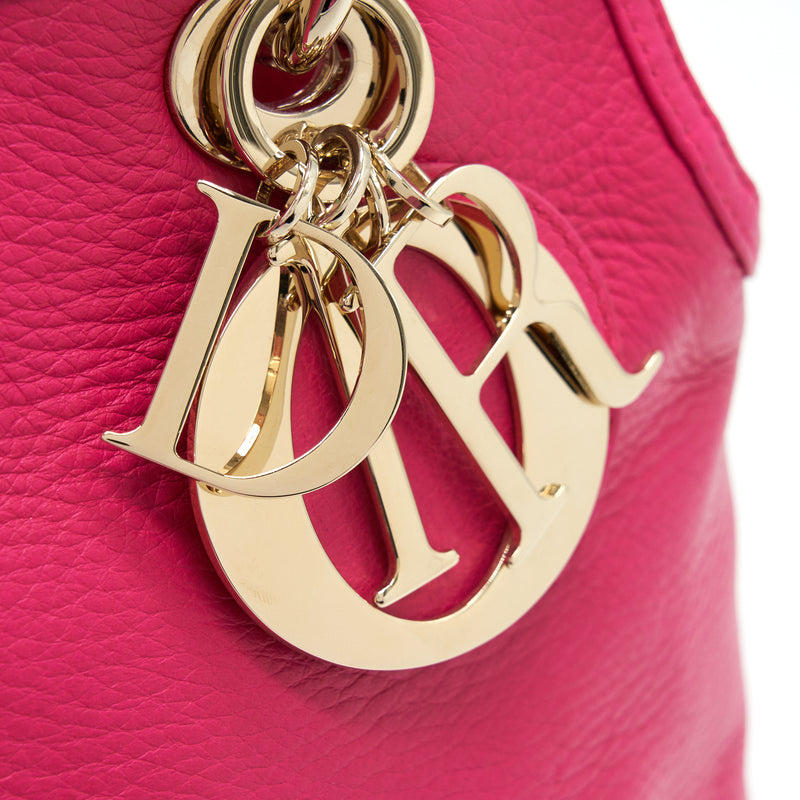 Christian Dior Granville Bag in Hot pink Leather GHW