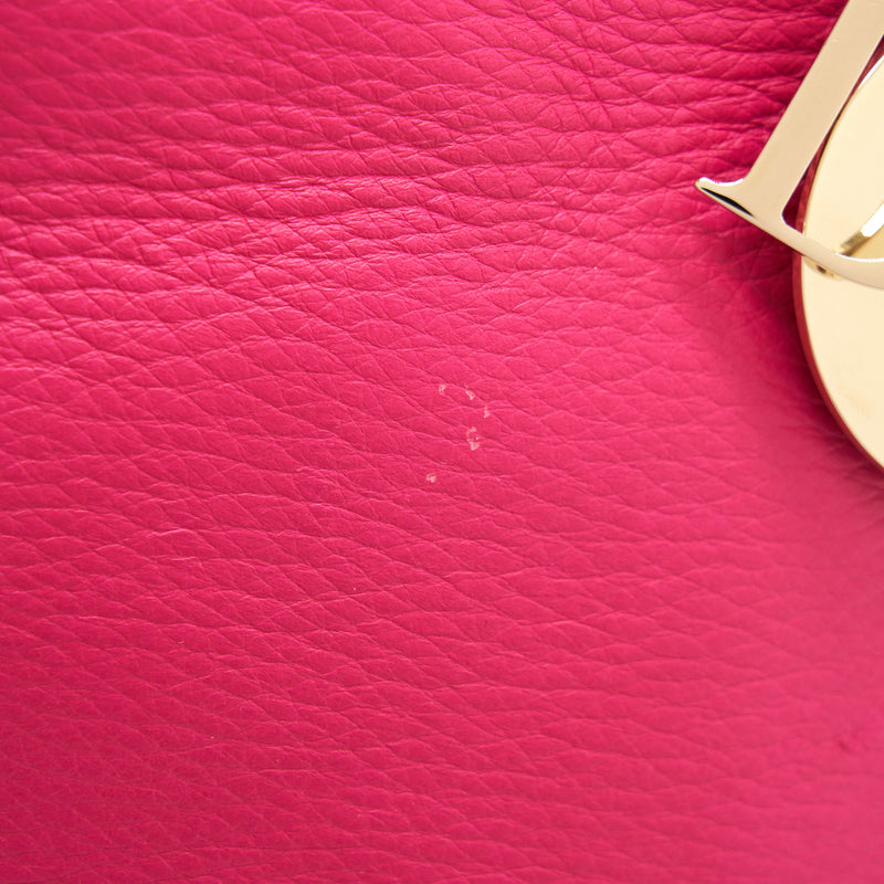 Christian Dior Granville Bag in Hot pink Leather GHW