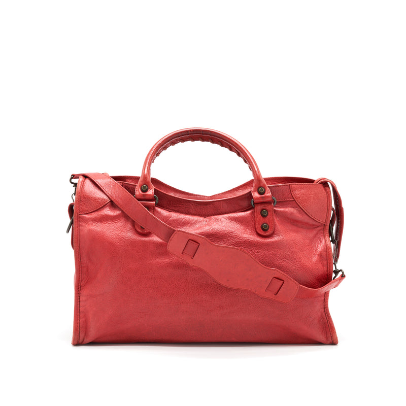 BALENCIAGA CLASSIC CITY BAG RED