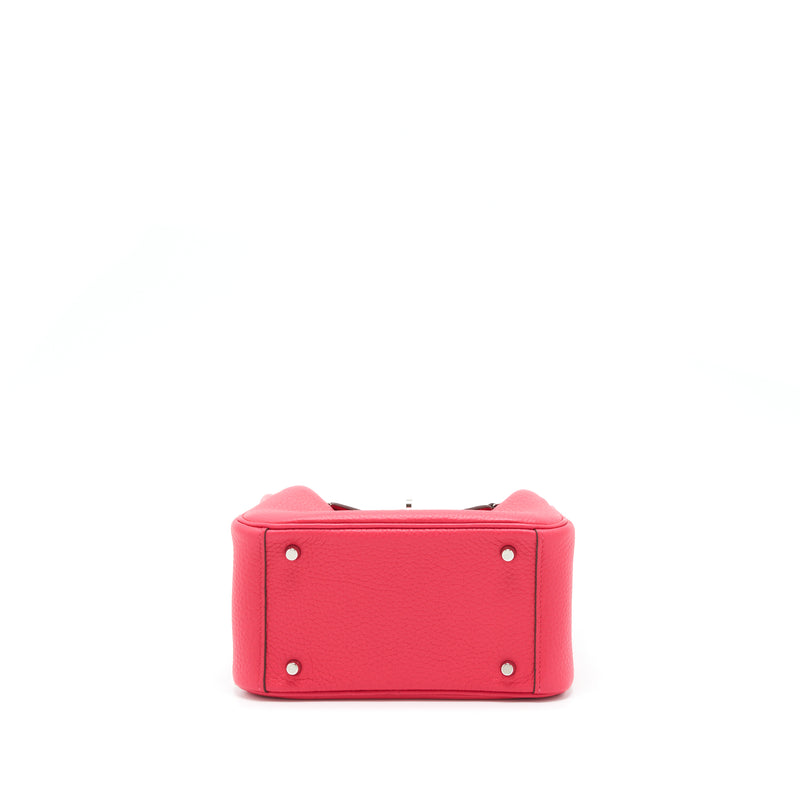 Hermes Mini Lindy Clemence Rose Extreme SHW Stamp Y