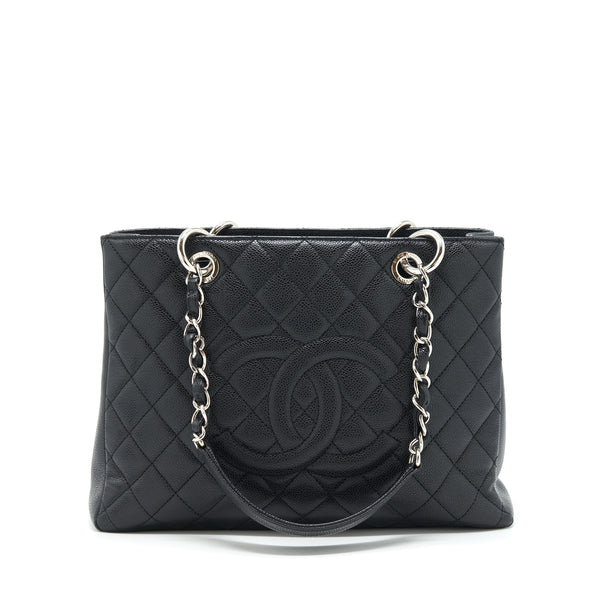 Chanel Grand Shopping Tote Bag Caviar Black SHW