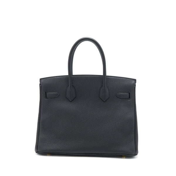 Hermes Birkin 30 Togo Black GHW Stamp D