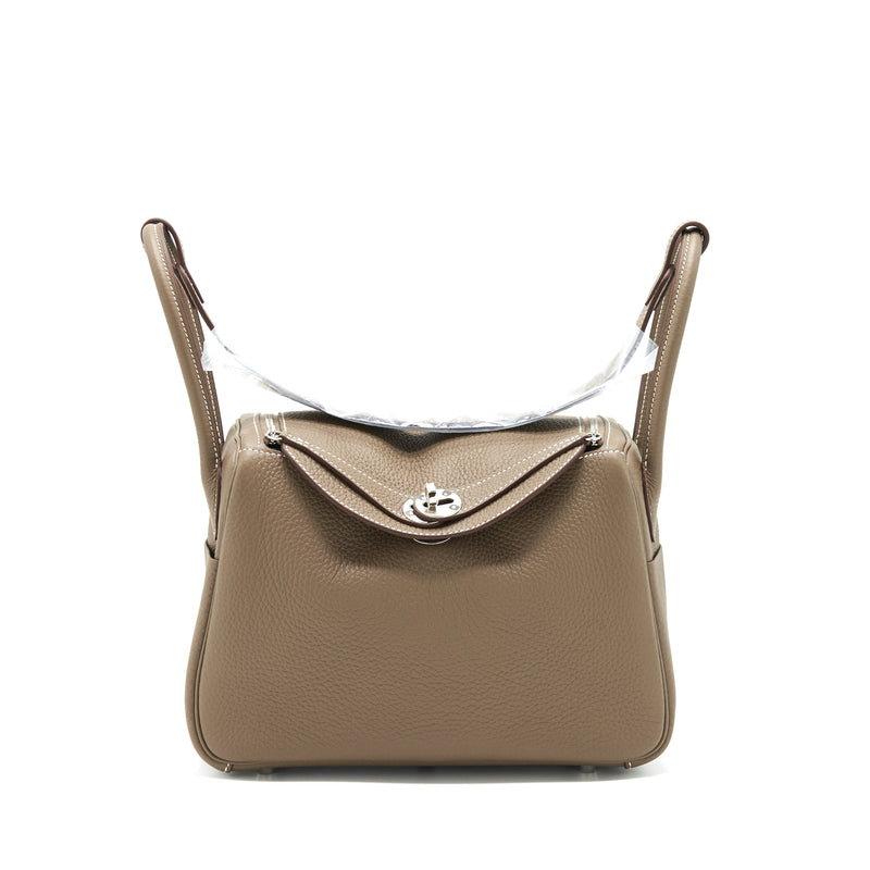 Hermes Lindy 26 Clemence Etoupe SHW Stamp Z