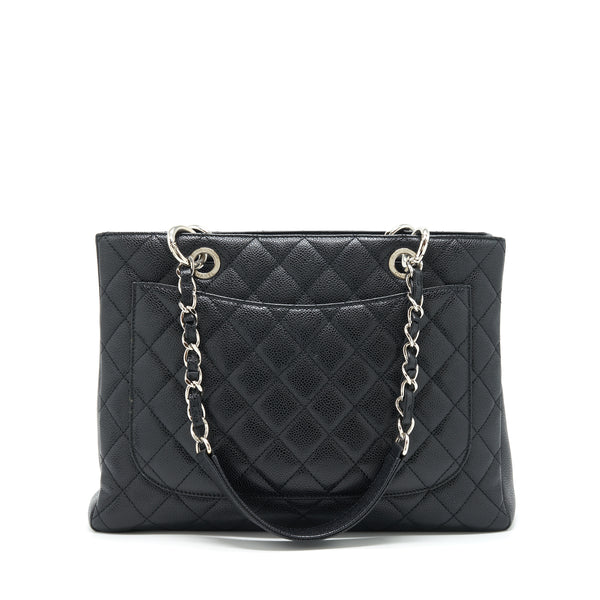 Chanel Grand Shopping Tote Bag Caviar Black SHW