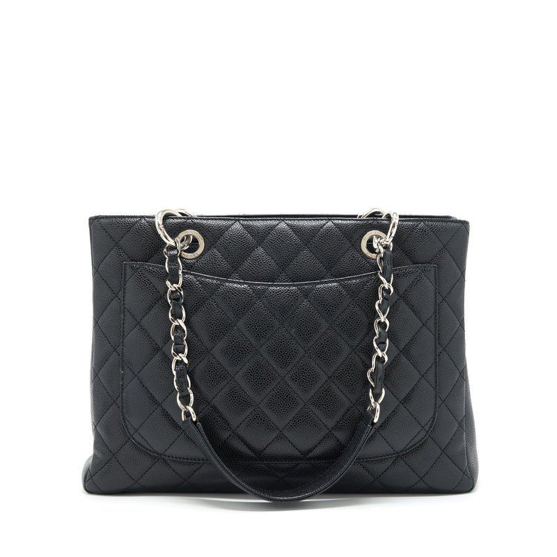Chanel Grand Shopping Tote Bag Caviar Black SHW
