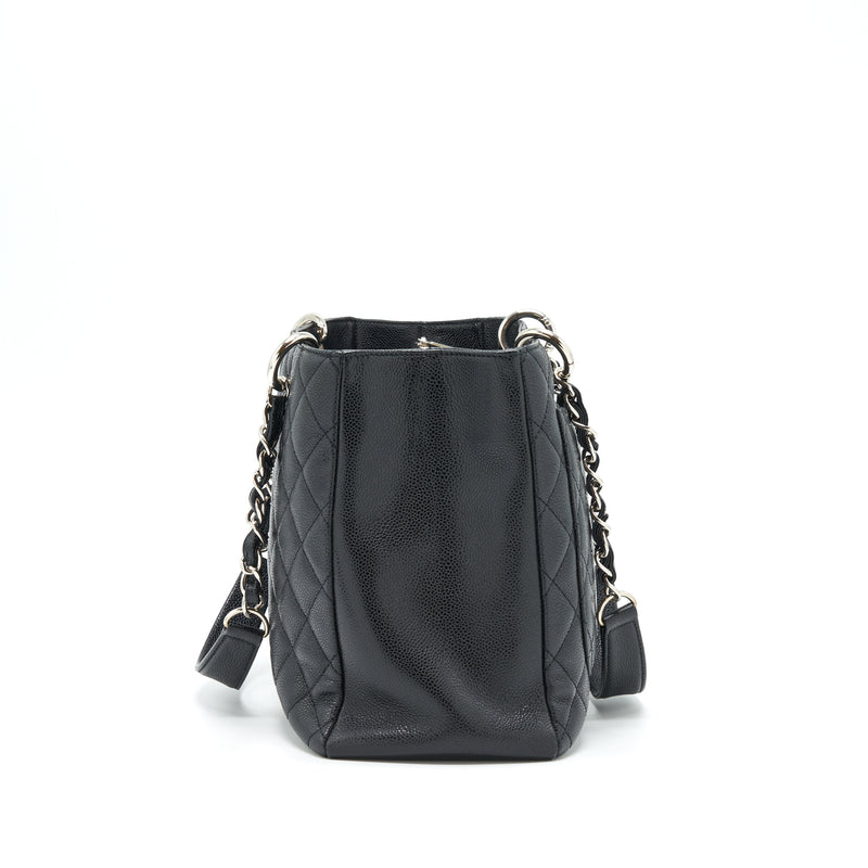 Chanel Grand Shopping Tote Bag Caviar Black SHW