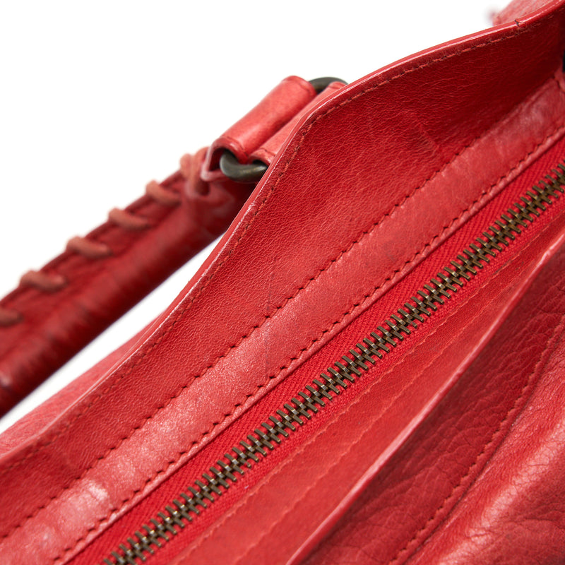 BALENCIAGA CLASSIC CITY BAG RED