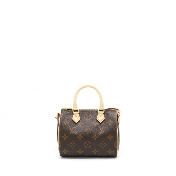 Louis Vuitton Nano Speedy Monogram Canvas GHW