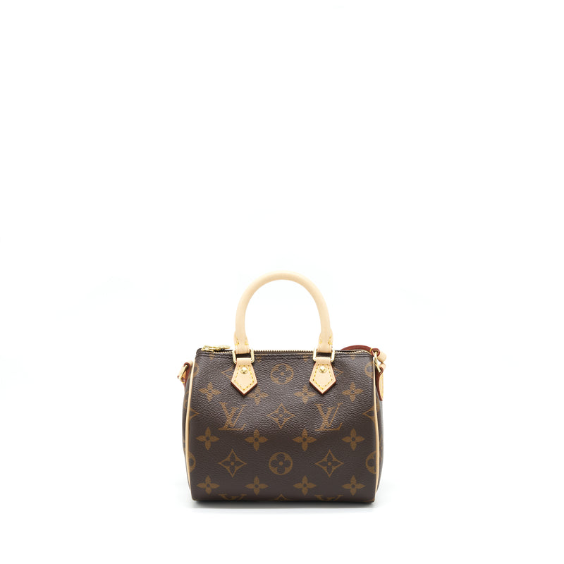 Louis Vuitton Nano Speedy Monogram Canvas GHW