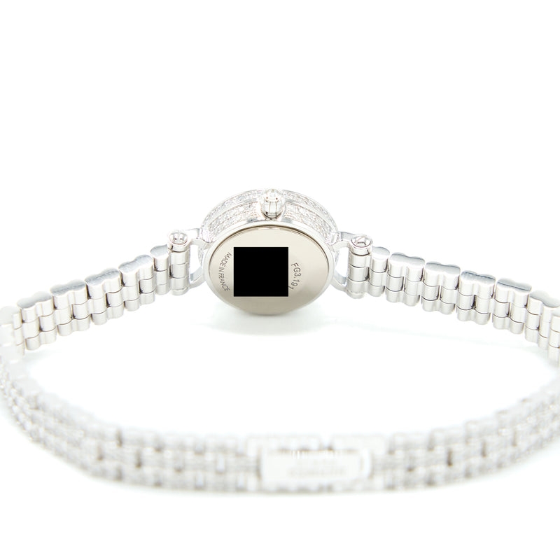 Hermes Faubourg Joaillerie Watch 15mm White Gold Diamonds