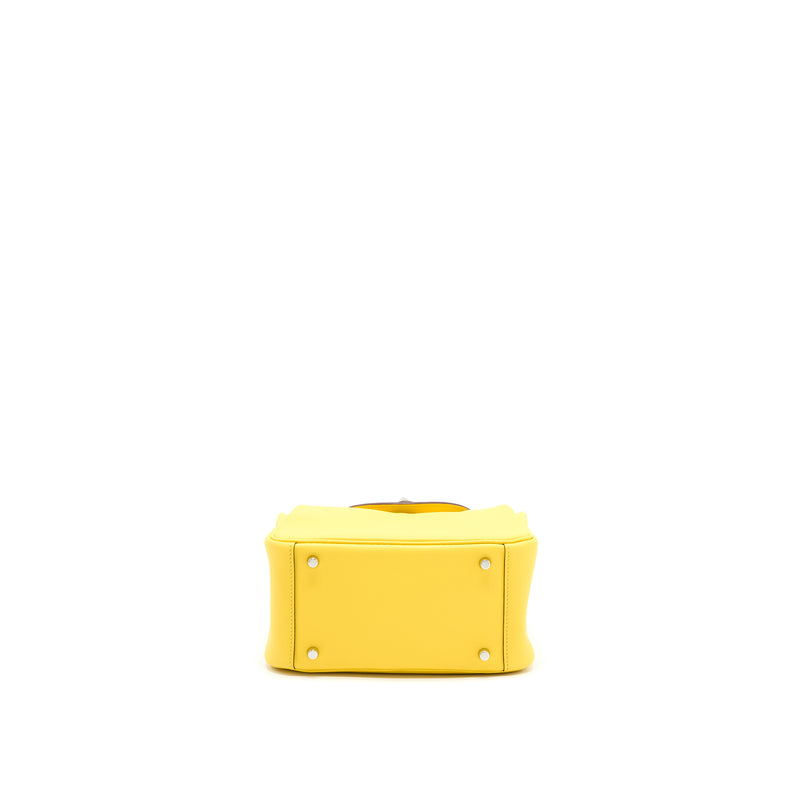 Hermes Mini Lindy Swift 9O Jaune De Naples SHW Stamp U