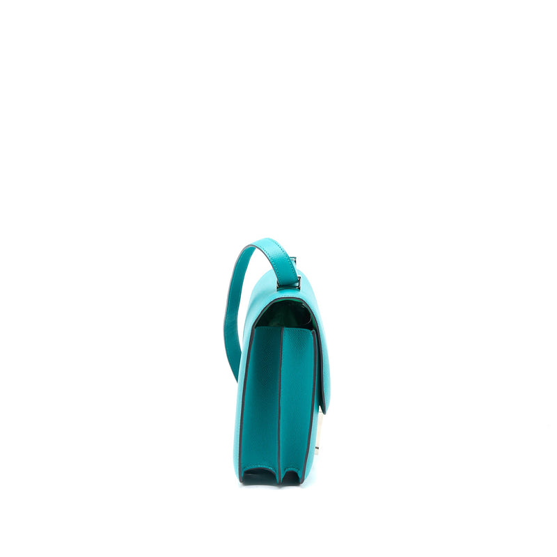 Hermes Constance 24 Epsom 7F Blue Paon/6w Menthe Enamel Hardware Stamp A