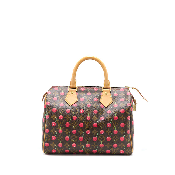 Louis Vuitton Speedy 25 Cherry Blossom Monogram Canvas GHW