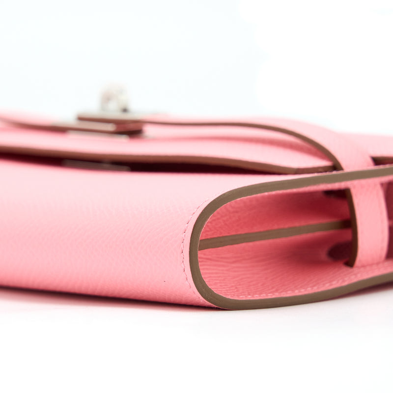Hermes Kelly To Go Epsom 1Q Rose Confetti SHW Stamp Z
