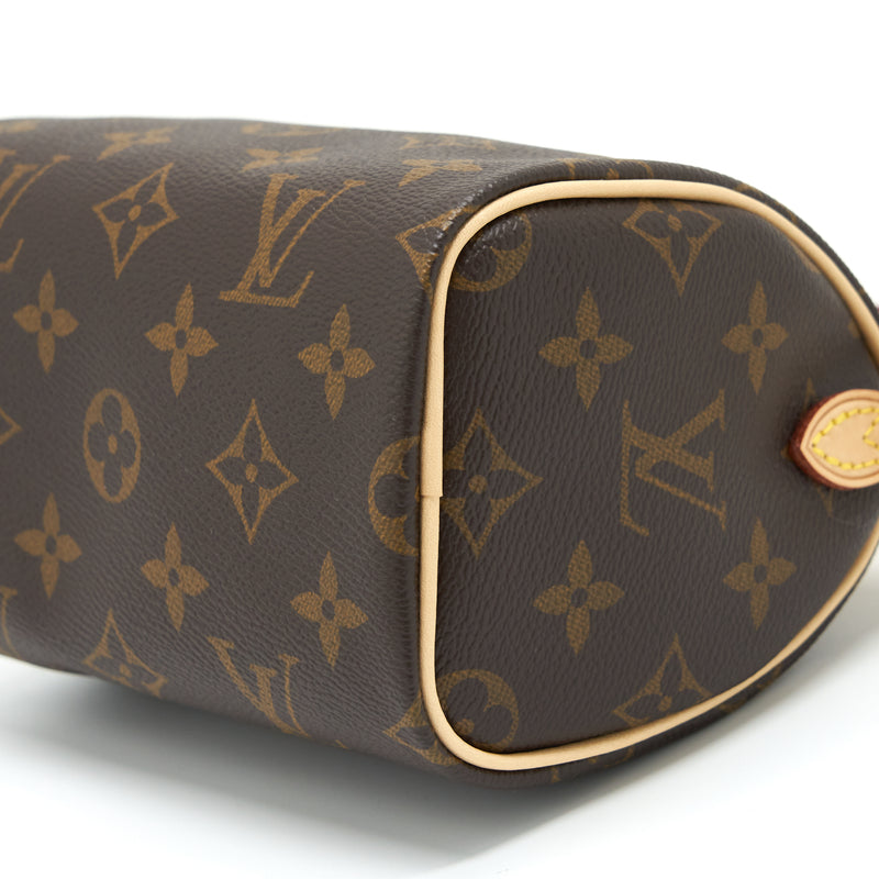 Louis Vuitton Nano Speedy Monogram Canvas GHW