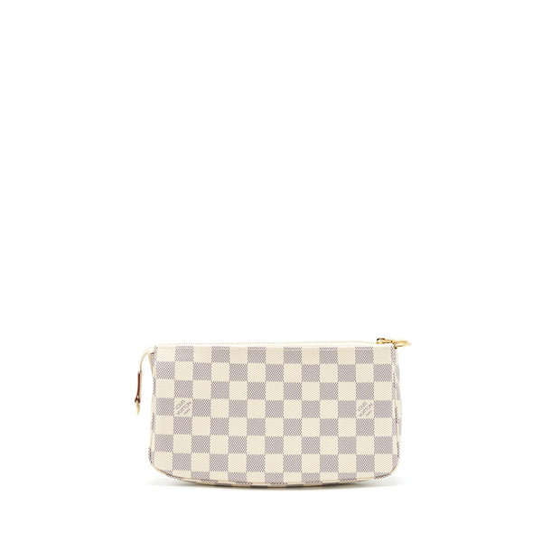 Louis Vuitton Pochette Accessories Damier Azur Canvas GHW