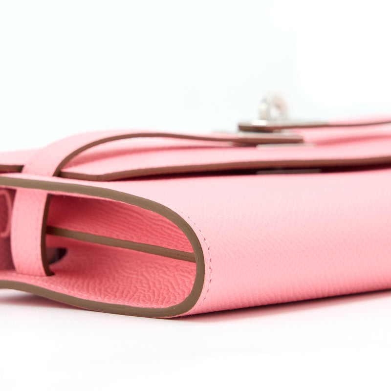 Hermes Kelly To Go Epsom 1Q Rose Confetti SHW Stamp Z